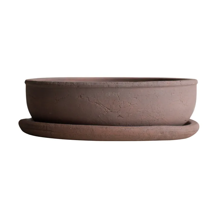 Terra bowl pot - Brown, Ø30x10,5 cm - DBKD