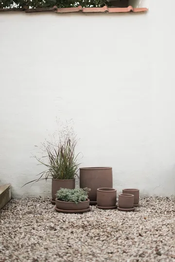 Terra bowl pot - Brown, Ø30x10,5 cm - DBKD