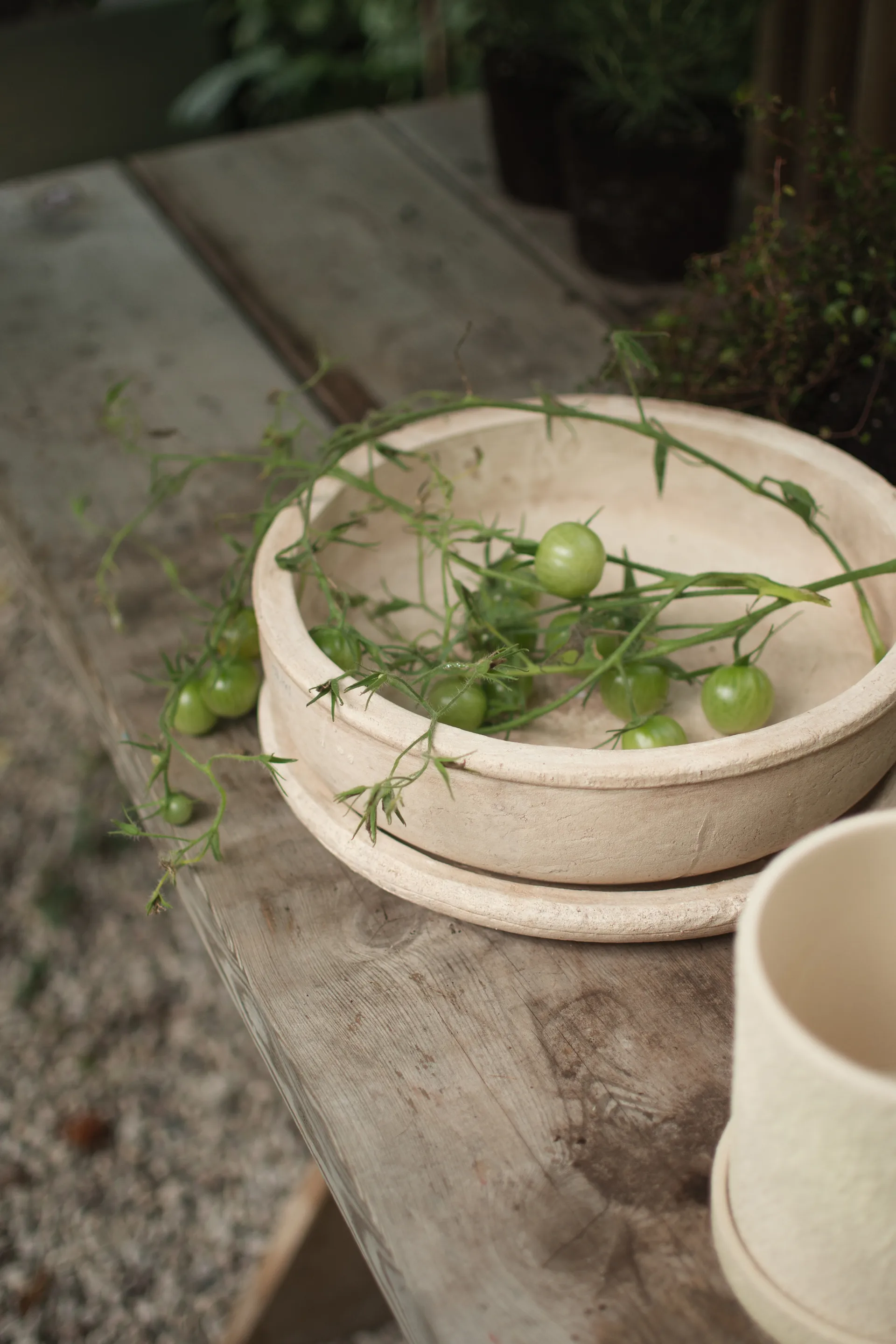 Terra bowl pot, Sand, Ø30x10,5 cm DBKD