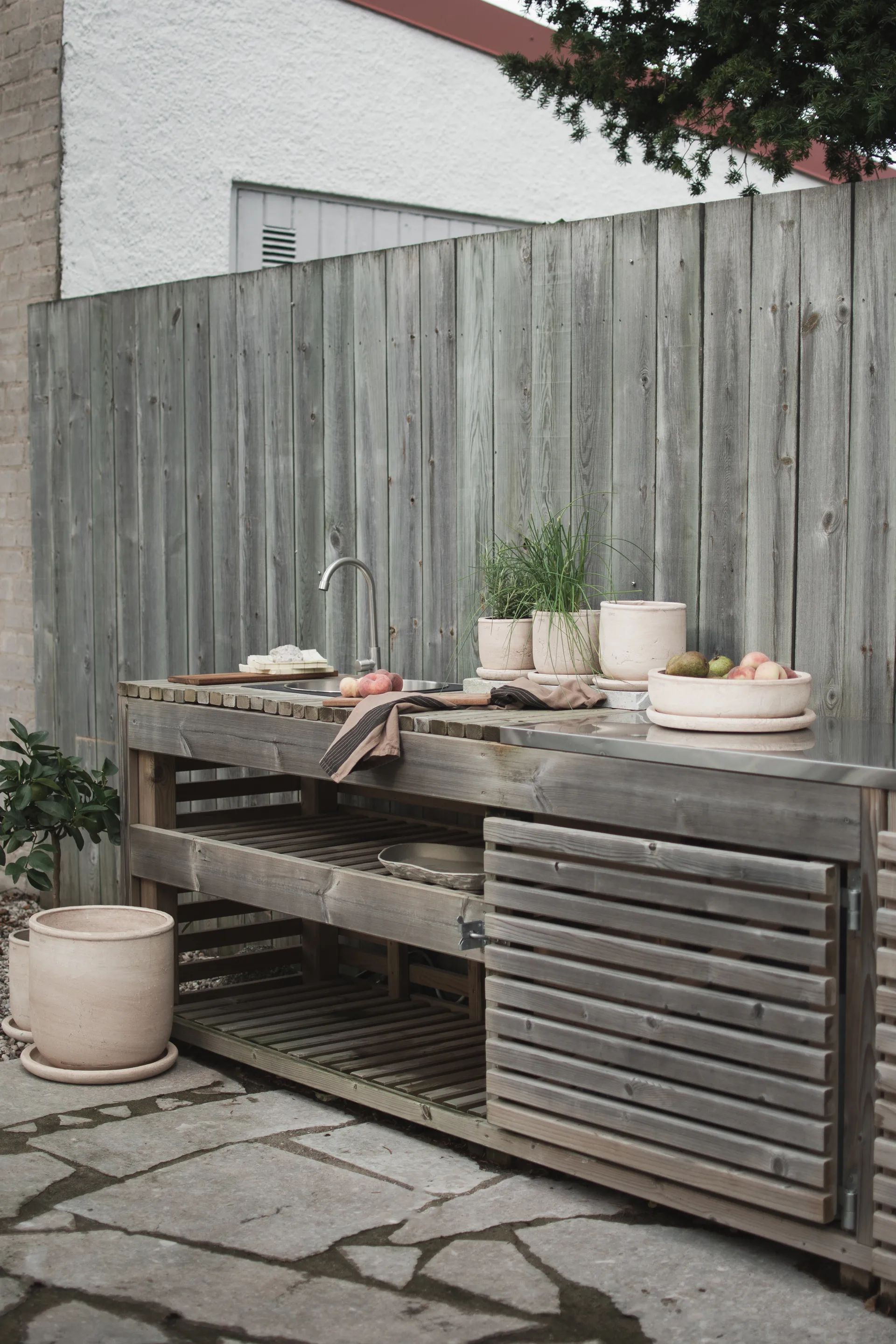 Terra bowl pot, Sand, Ø30x10,5 cm DBKD