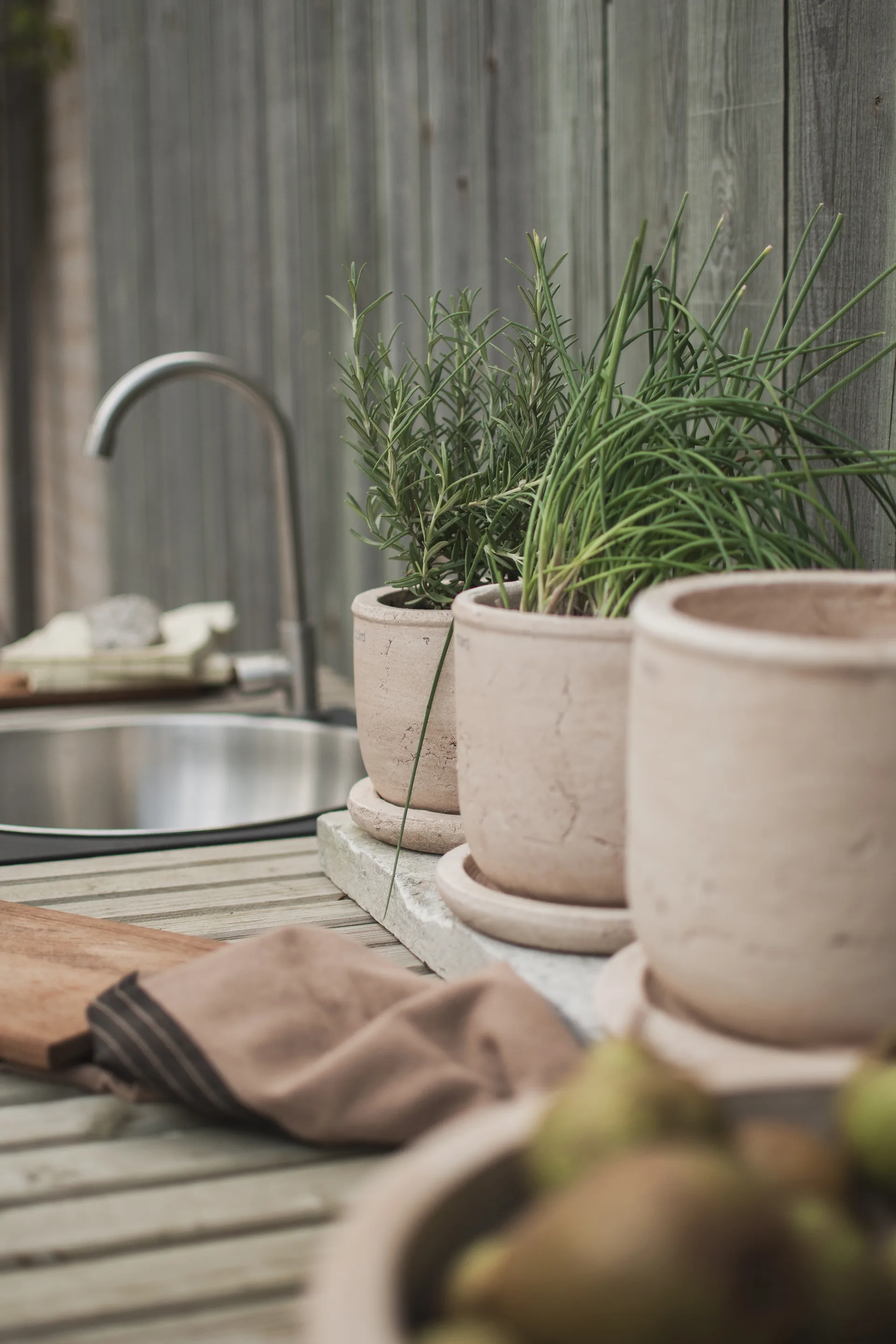 Terra pot, Sand, Ø14x14 cm DBKD