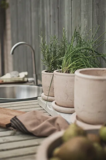 Terra pot - Sand, Ø14x14 cm - DBKD