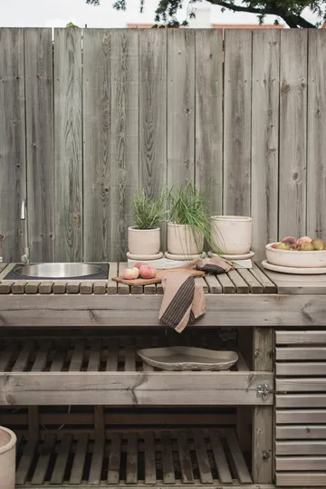 Terra pot - Sand, Ø14x14 cm - DBKD