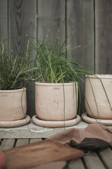 Terra pot - Sand, Ø16x16 cm - DBKD