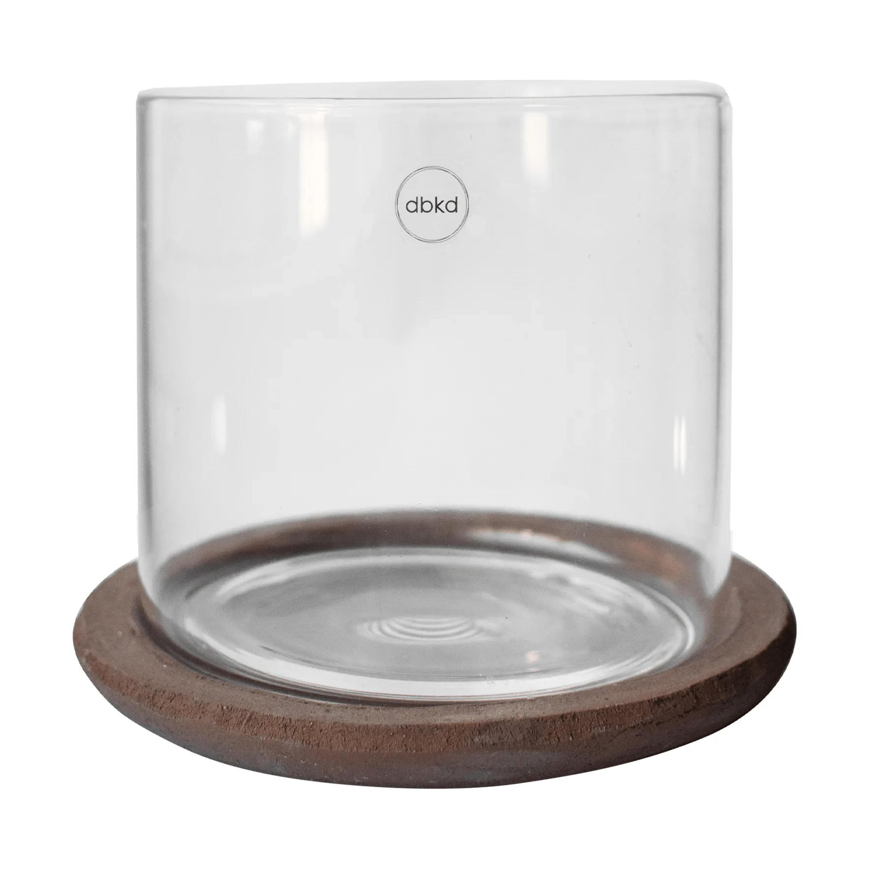 Terra waxinelichthouder, Brown, 15 cm DBKD