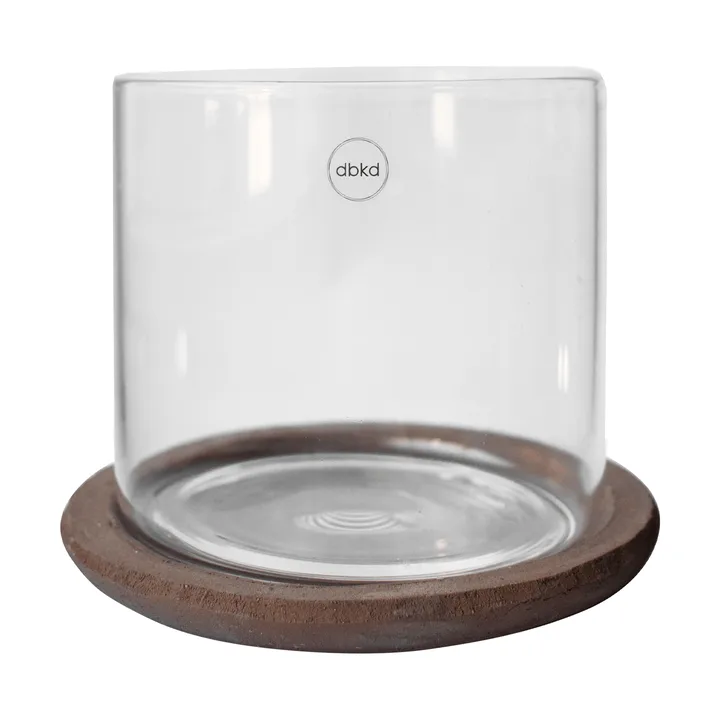 Terra waxinelichthouder - Brown, 15 cm - DBKD