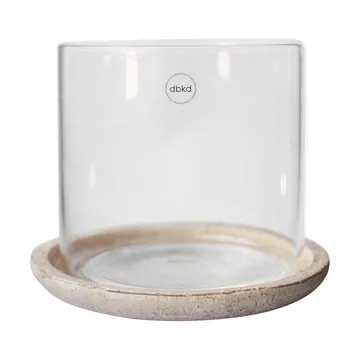 Terra waxinelichthouder - Sand, 15 cm - DBKD