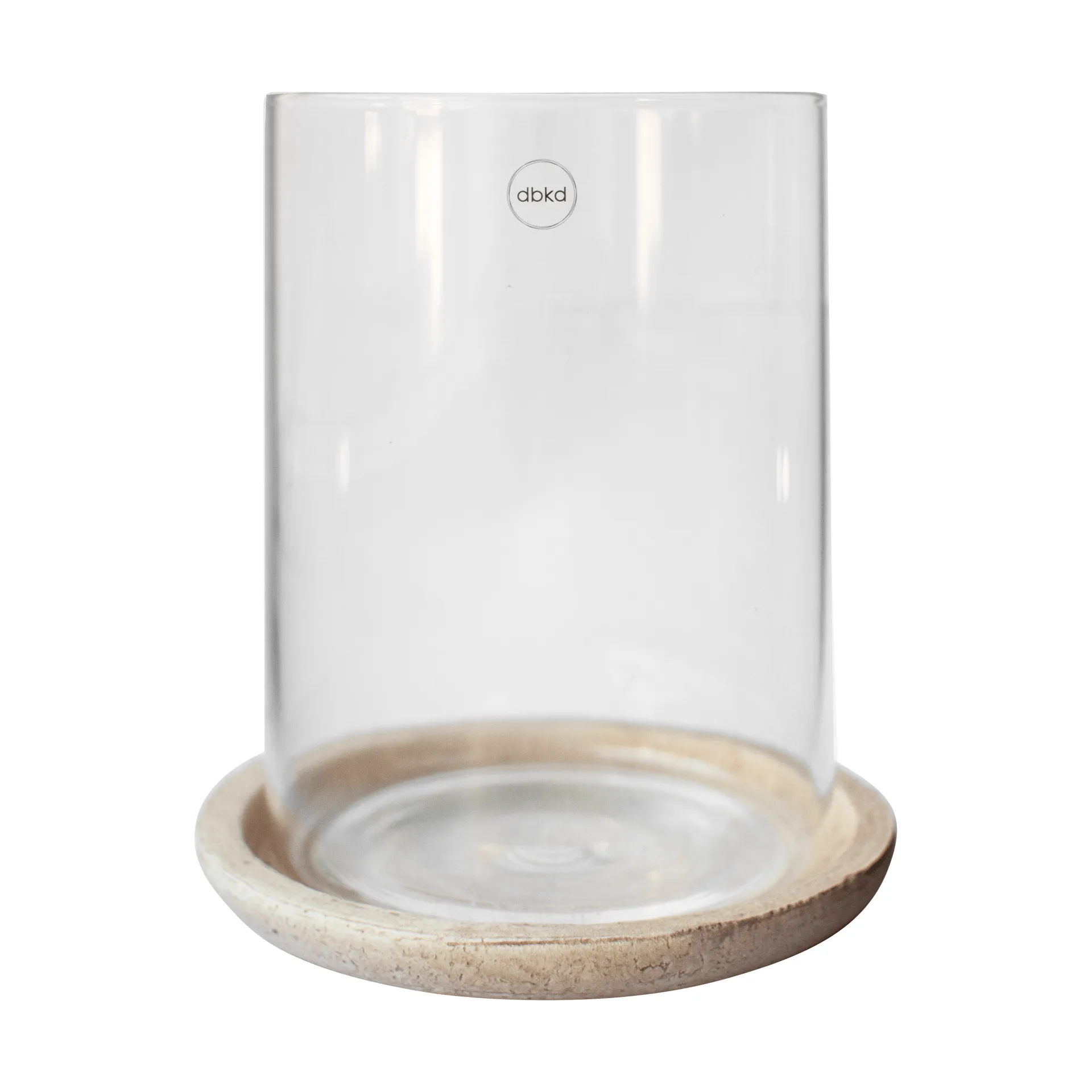Terra waxinelichthouder, Sand, 21,5 cm DBKD