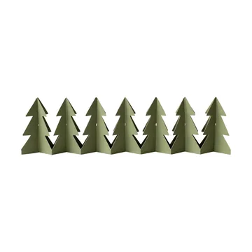 Tree in a row decoratie 60 cm - Groen, 7x60 cm - DBKD