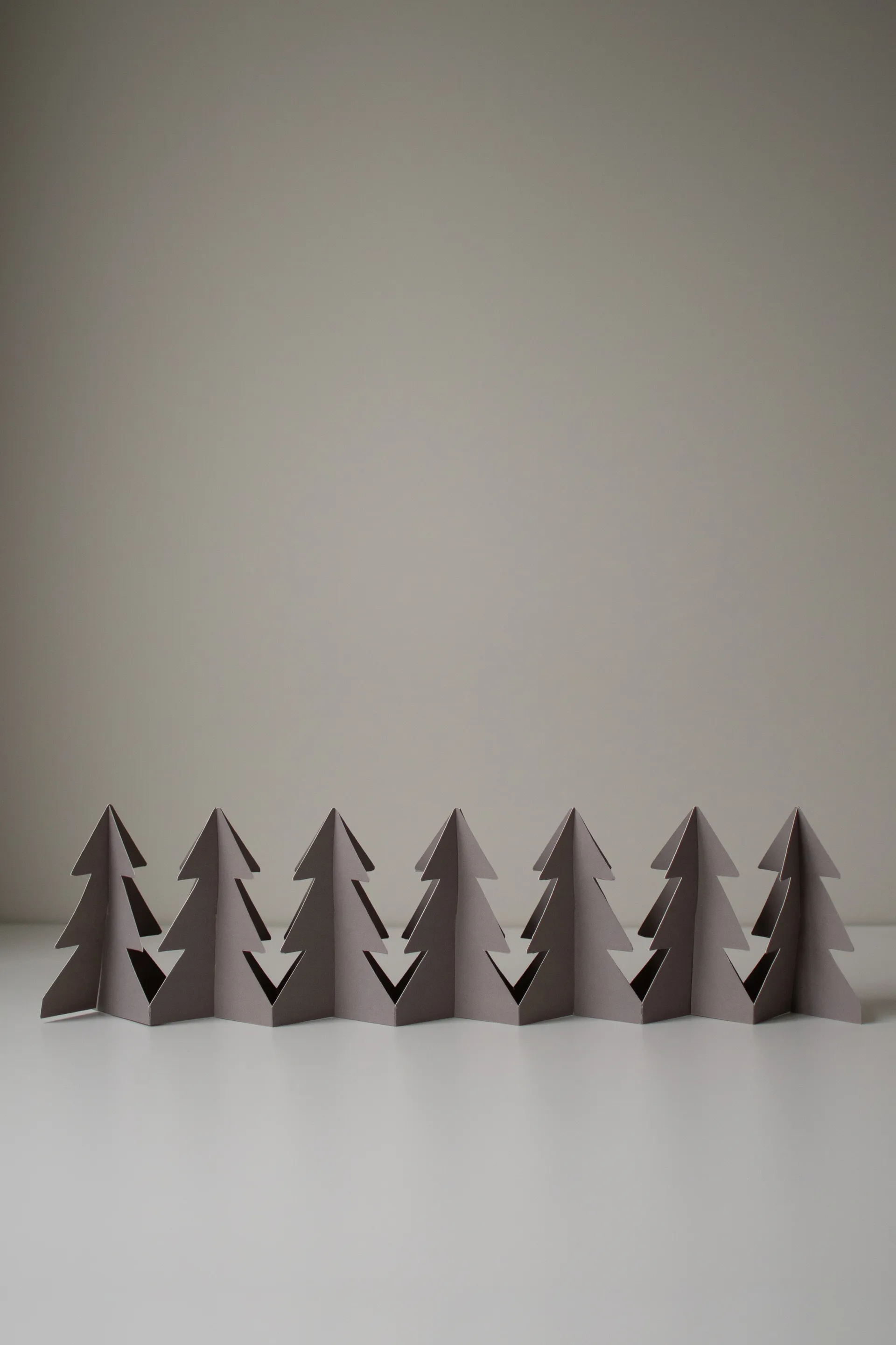 Tree in a row decoratie 60 cm, Mol, 7x60 cm DBKD