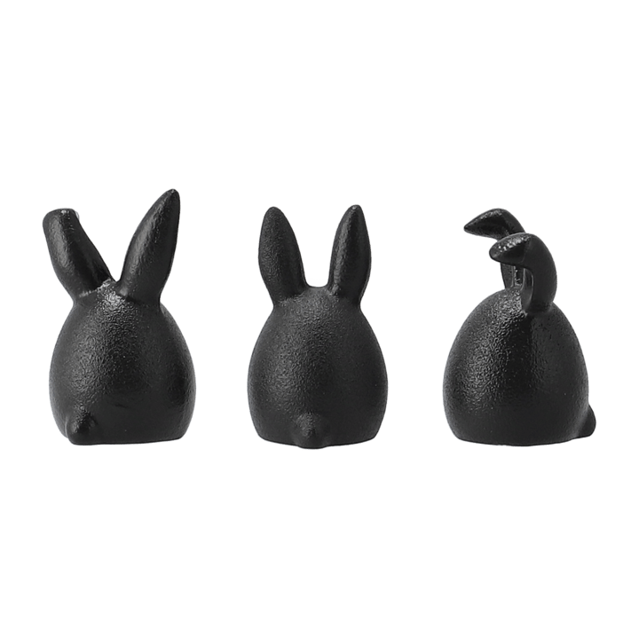 Triplets paashaas 3-pack - Cast iron - DBKD