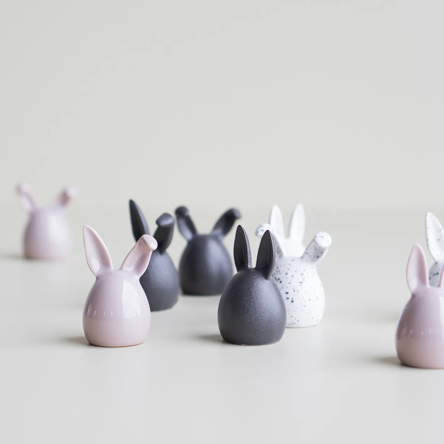 Triplets paashaas 3-pack, White dot DBKD