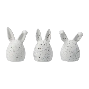 Triplets paashaas 3-pack - White dot - DBKD