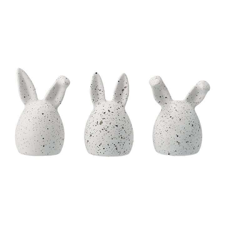 Triplets paashaas 3-pack - White dot - DBKD
