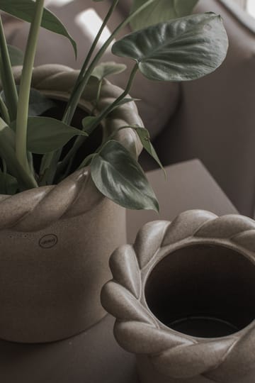 Twine bloempot Ø14 cm - Beige - DBKD