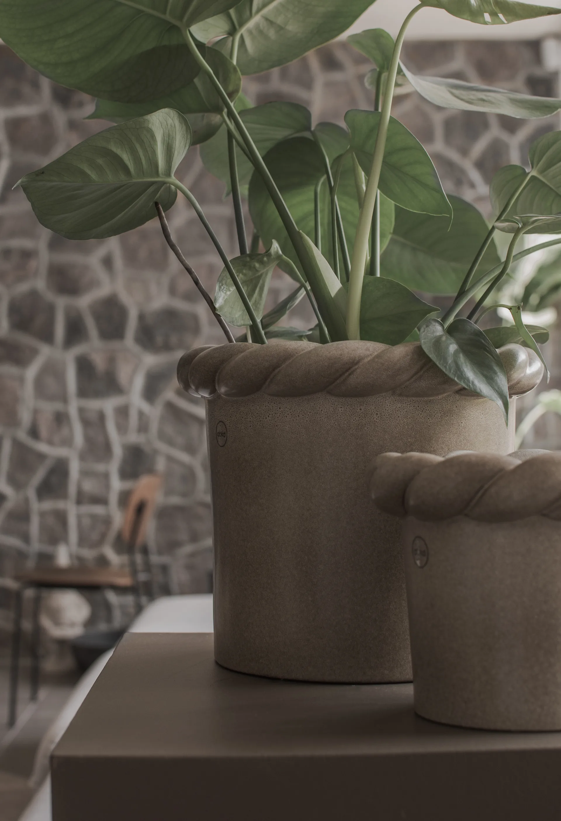 Twine bloempot Ø22 cm, Beige DBKD