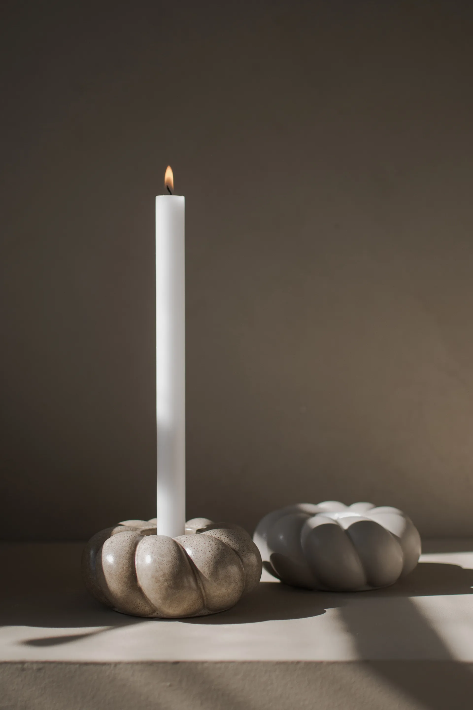 Twine waxinelichtjeshouder Ø14 cm, Beige DBKD