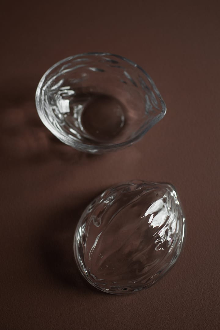 Walnut kom met deksel, Clear DBKD