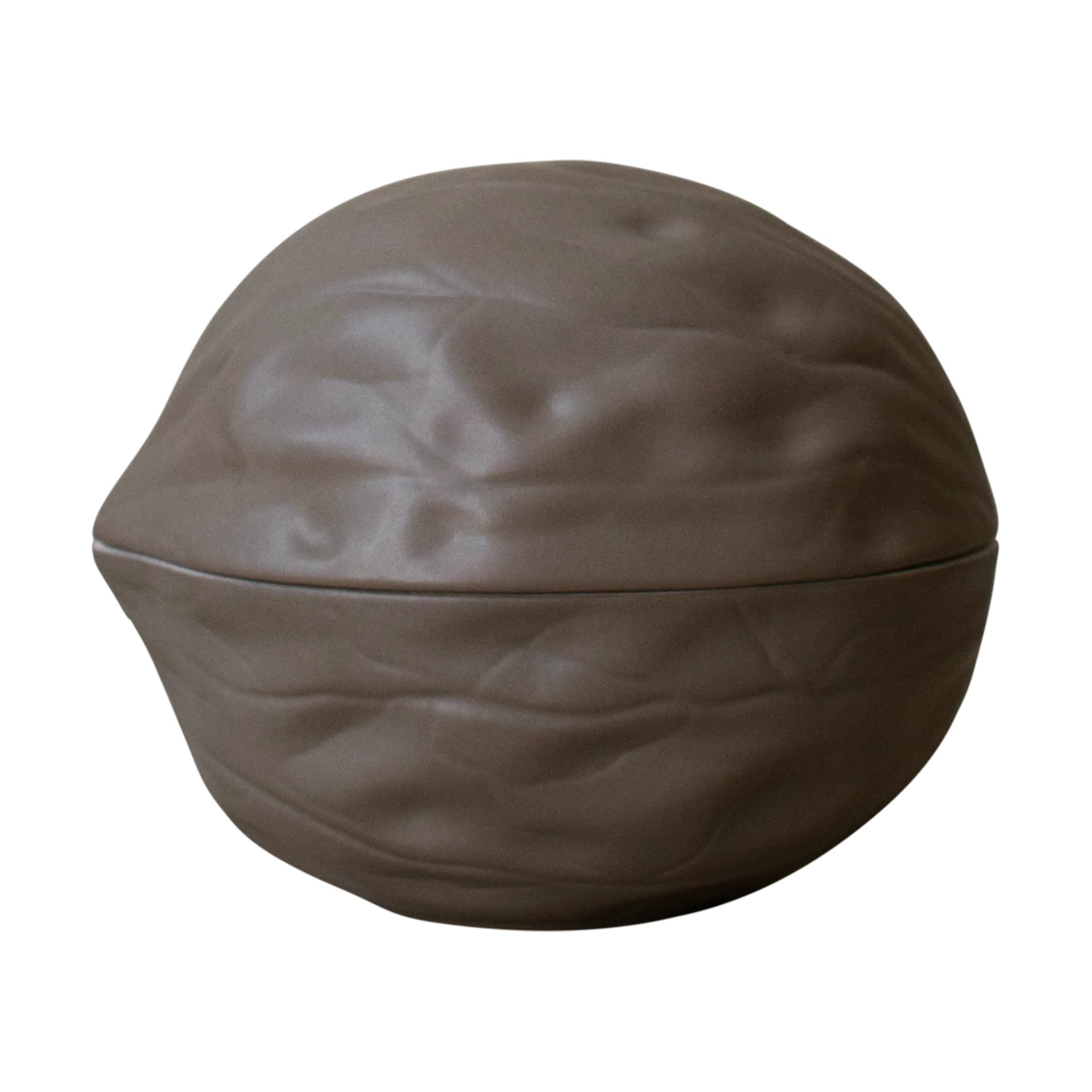 Walnut kom met deksel, Dust DBKD