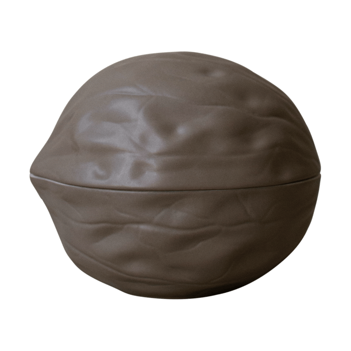 Walnut kom met deksel, Dust DBKD