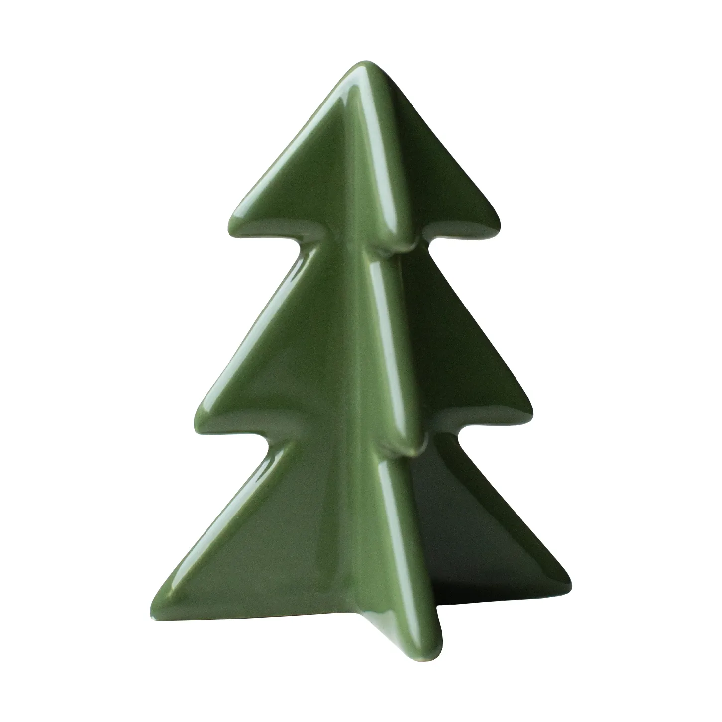 Winter boom decoratie, Groen, 8 cm DBKD