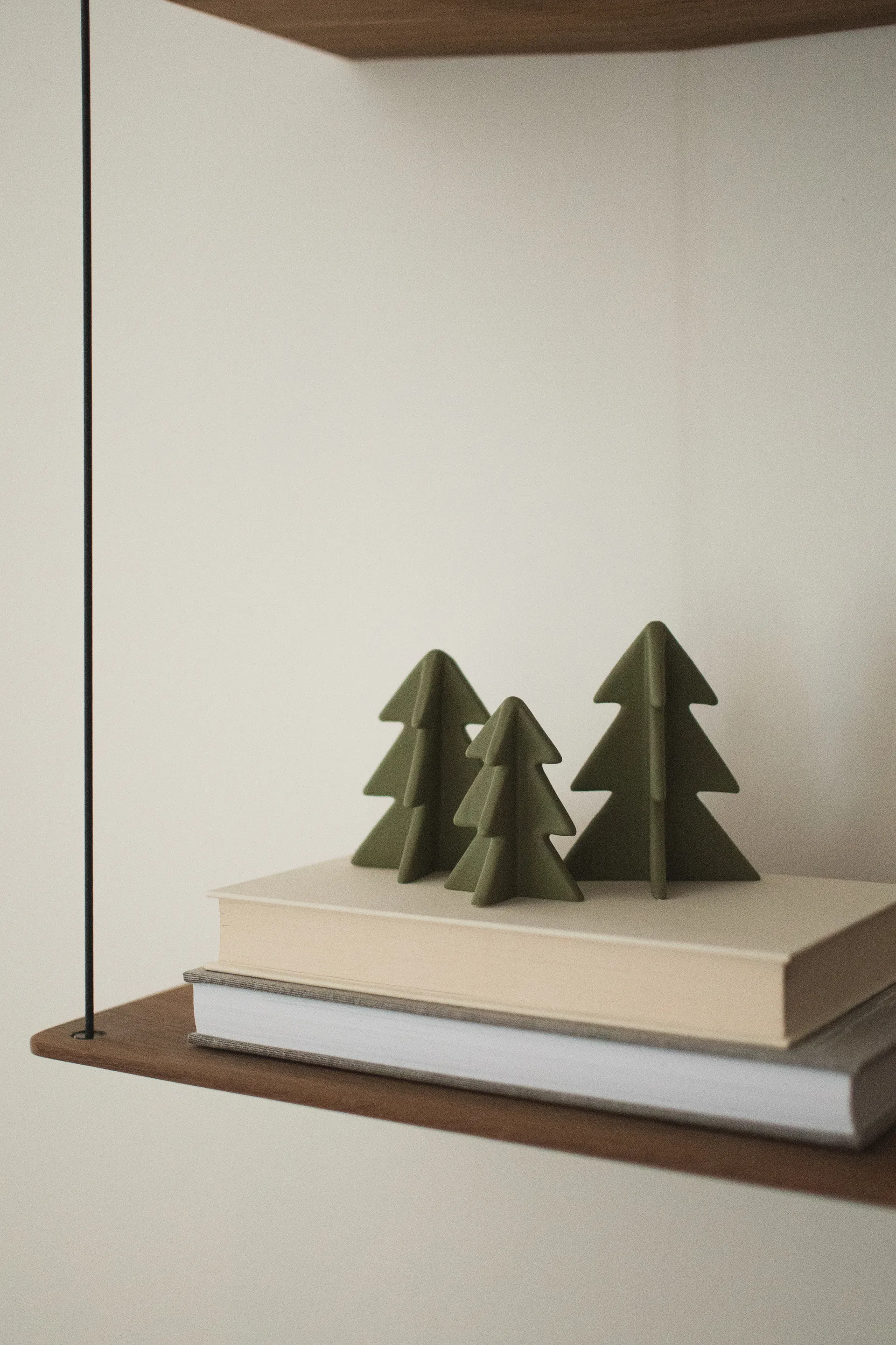 Winter boom decoratie, Groen, 8 cm DBKD