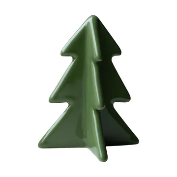 Winter boom decoratie - Groen, 9,5 cm - DBKD