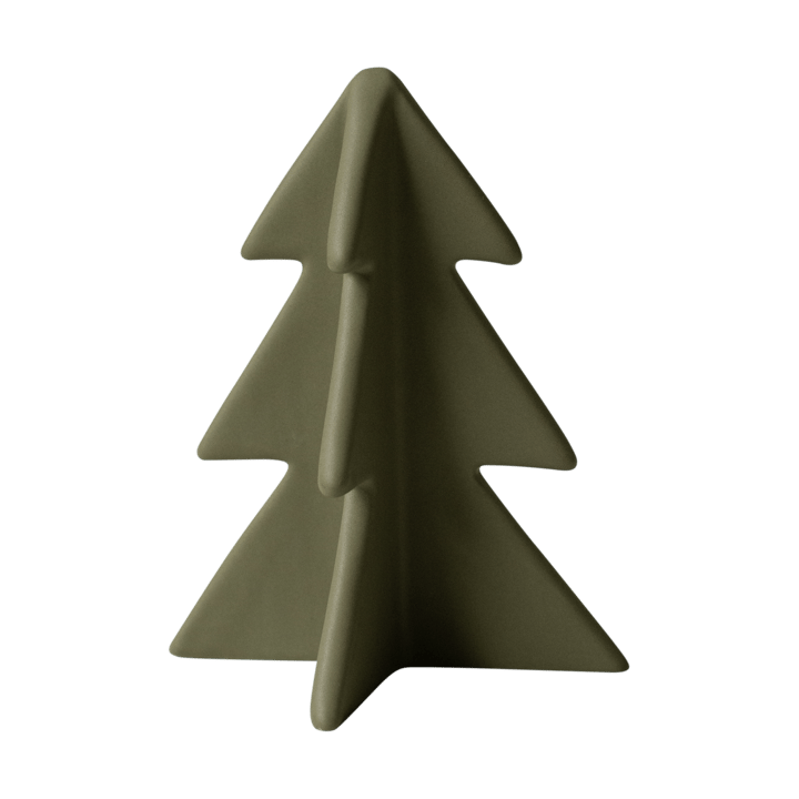 Winter boom decoratie - Groen, 9,5 cm - DBKD