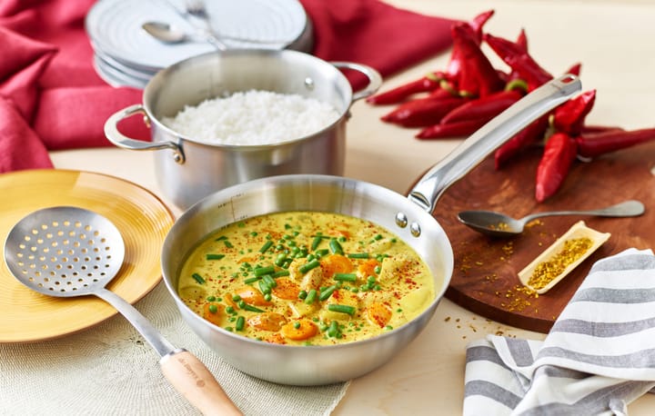 Alchimy afgeronde sauteerpan roestvrij staal, Ø24 cm De Buyer