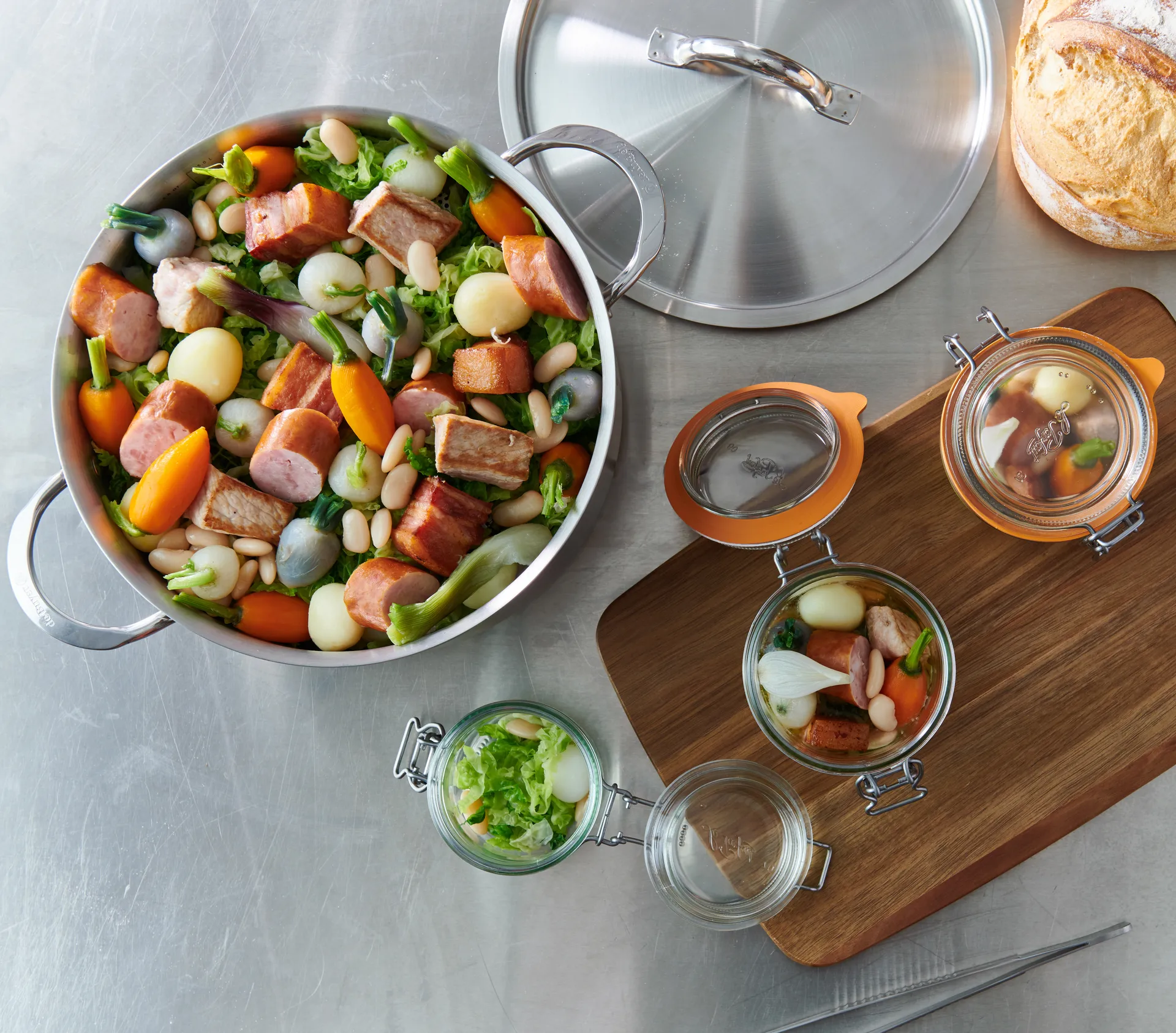 Alchimy rak sauteerpan roestvrij staal, Ø24 cm De Buyer