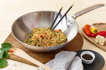 Alchimy wok roestvrij staal - Ø32 cm - De Buyer