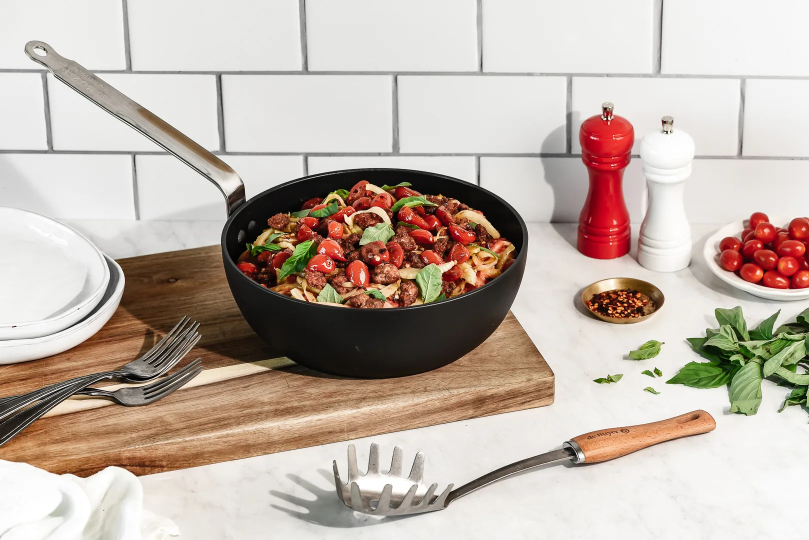 Choc Intense sautépan, 24 cm De Buyer