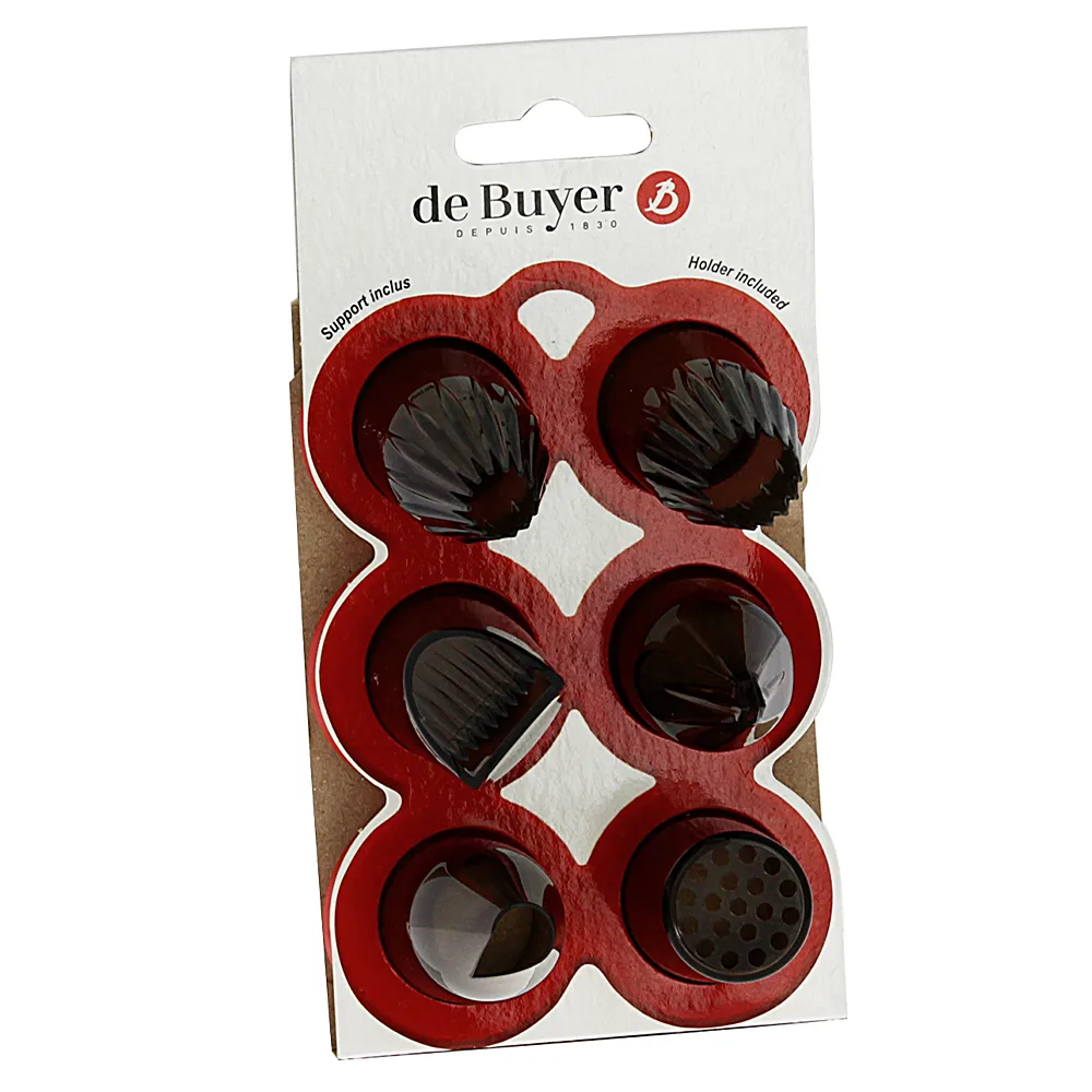 Creative spuitmondset, 6-pack De Buyer