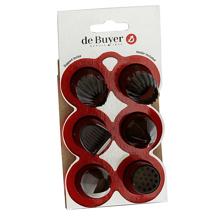 Creative spuitmondset - 6-pack - De Buyer