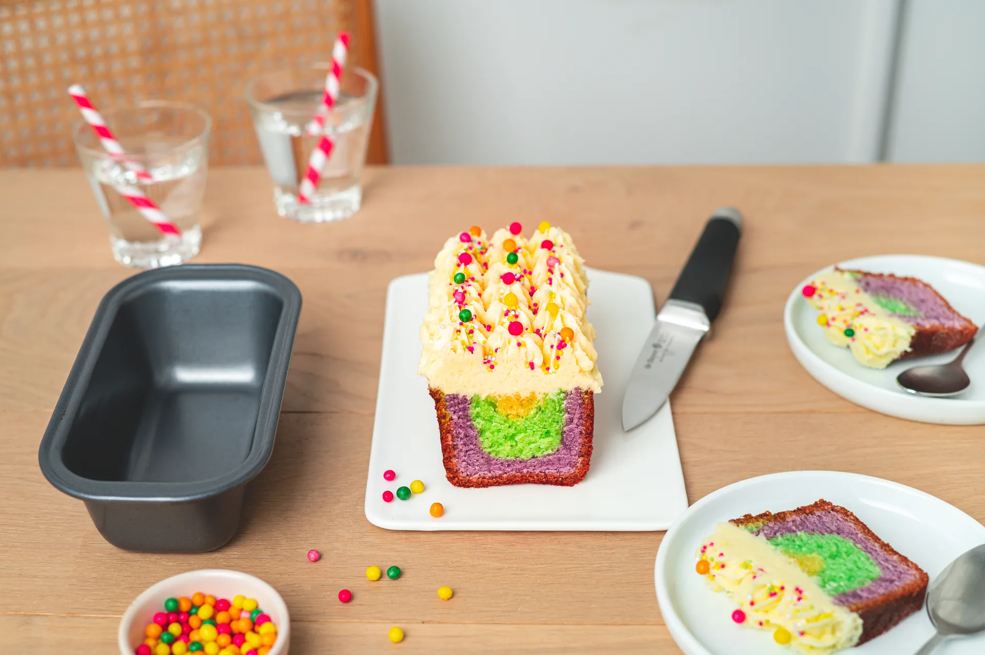 De Buyer bakvorm met afgeronde hoeken, 7,5x10 cm De Buyer