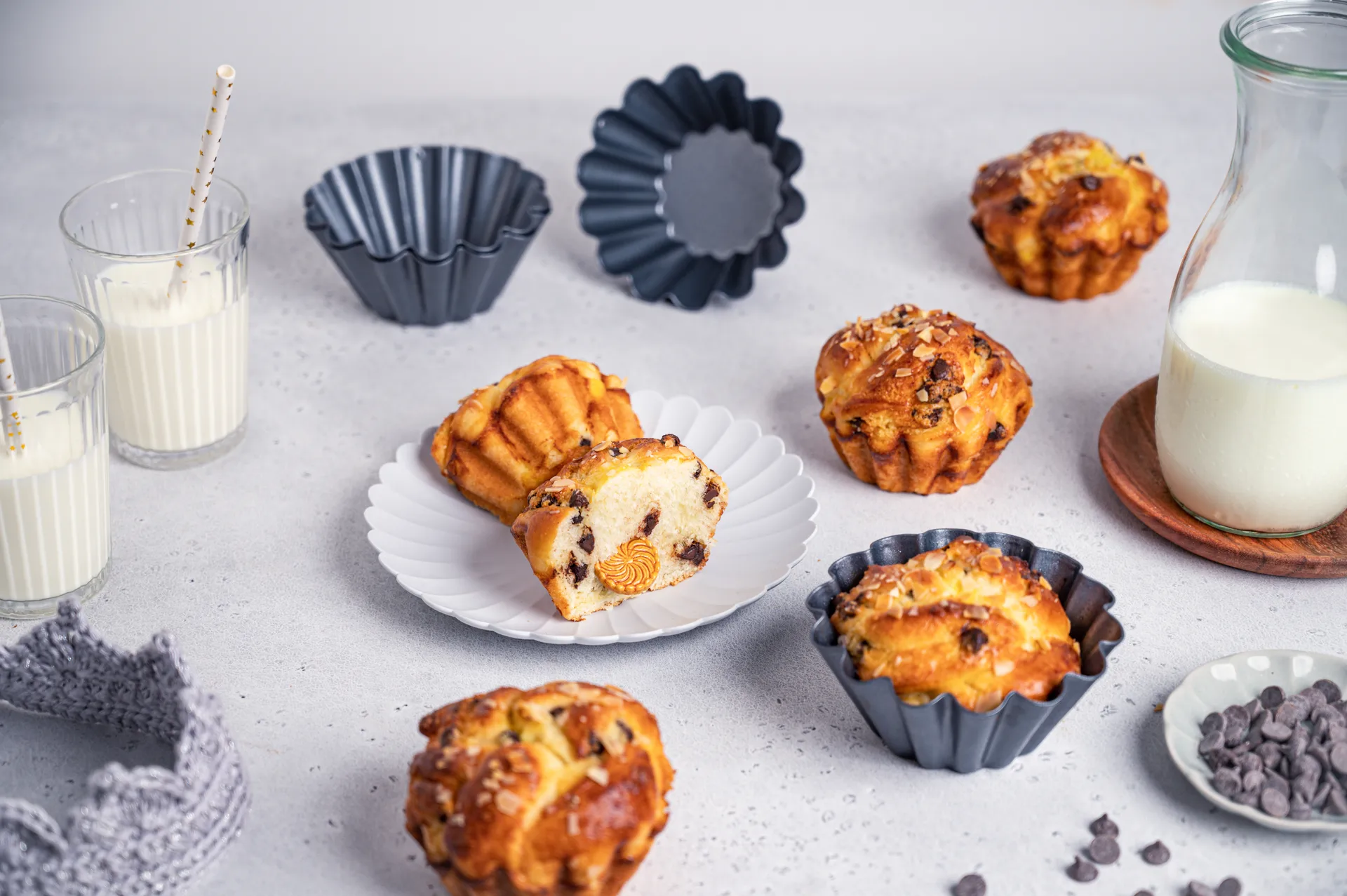 De Buyer briochevorm mini, Ø10 cm De Buyer