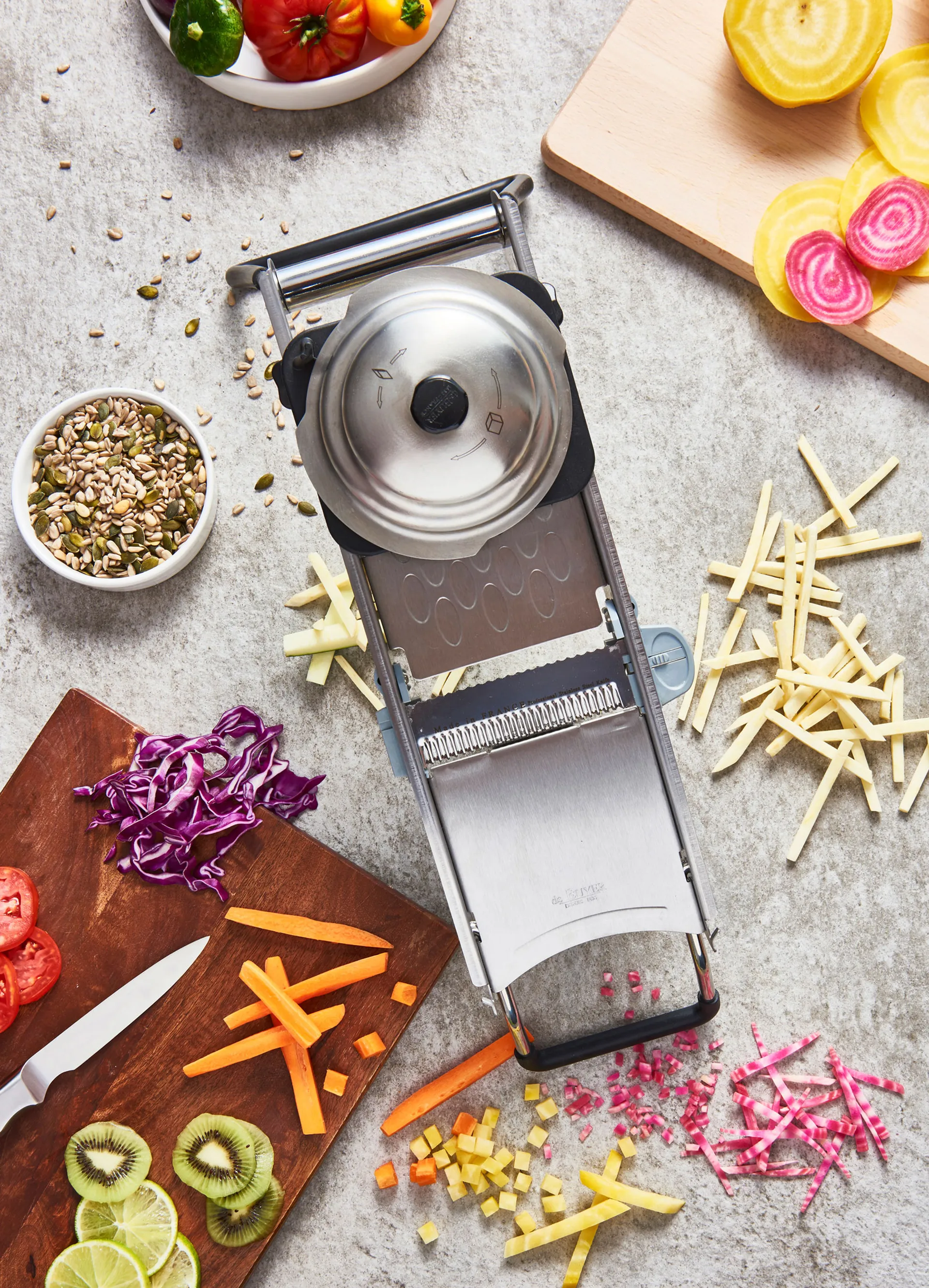 De Buyer Revolution mandoline, Grijs De Buyer