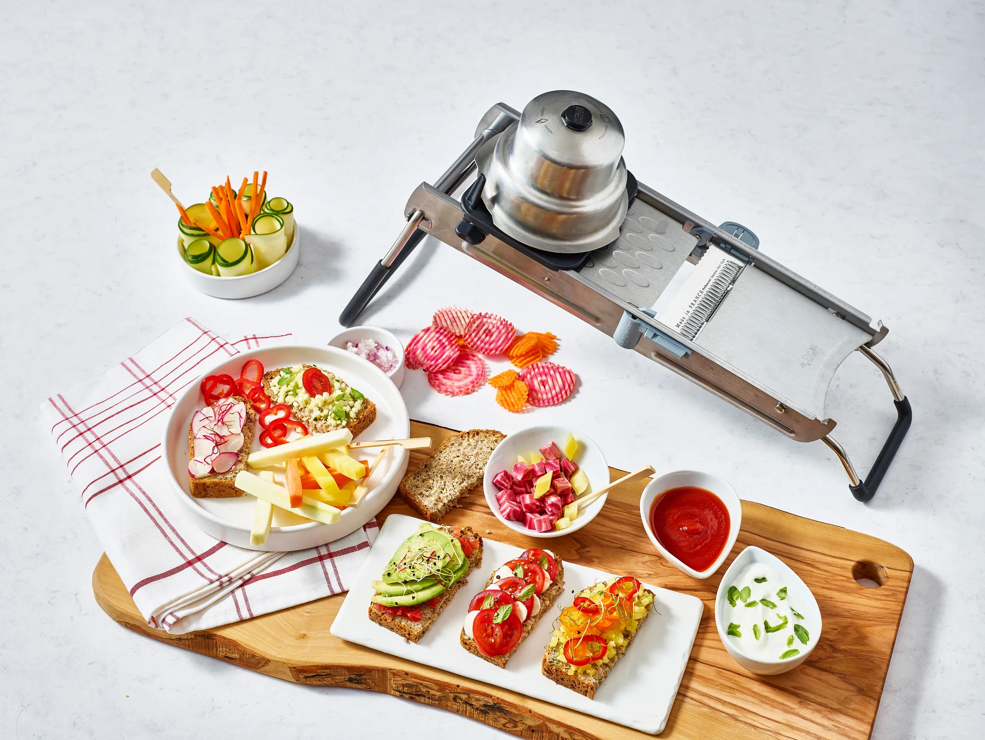 De Buyer Revolution mandoline, Grijs De Buyer