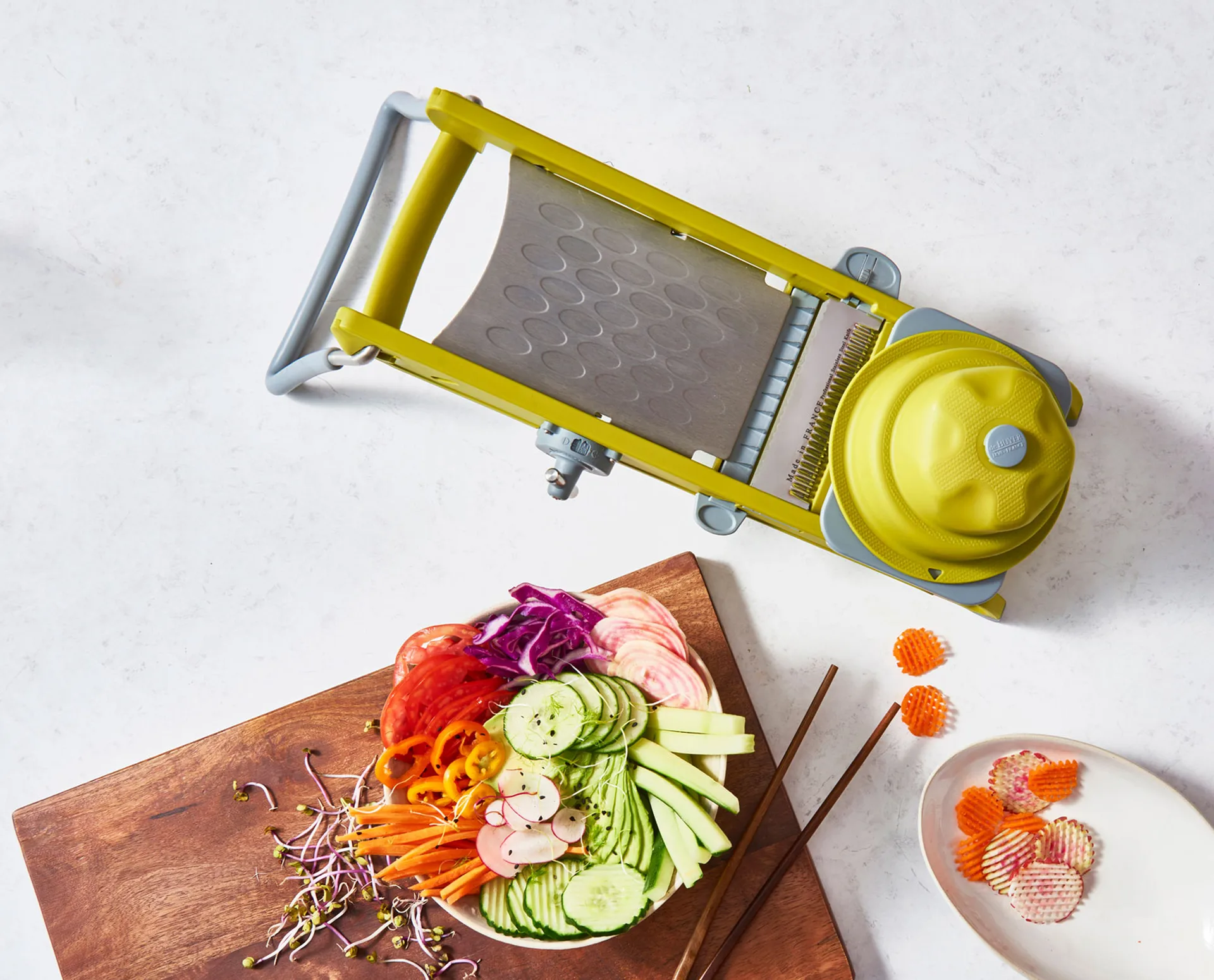 De Buyer Swing Plus mandoline, Groen De Buyer