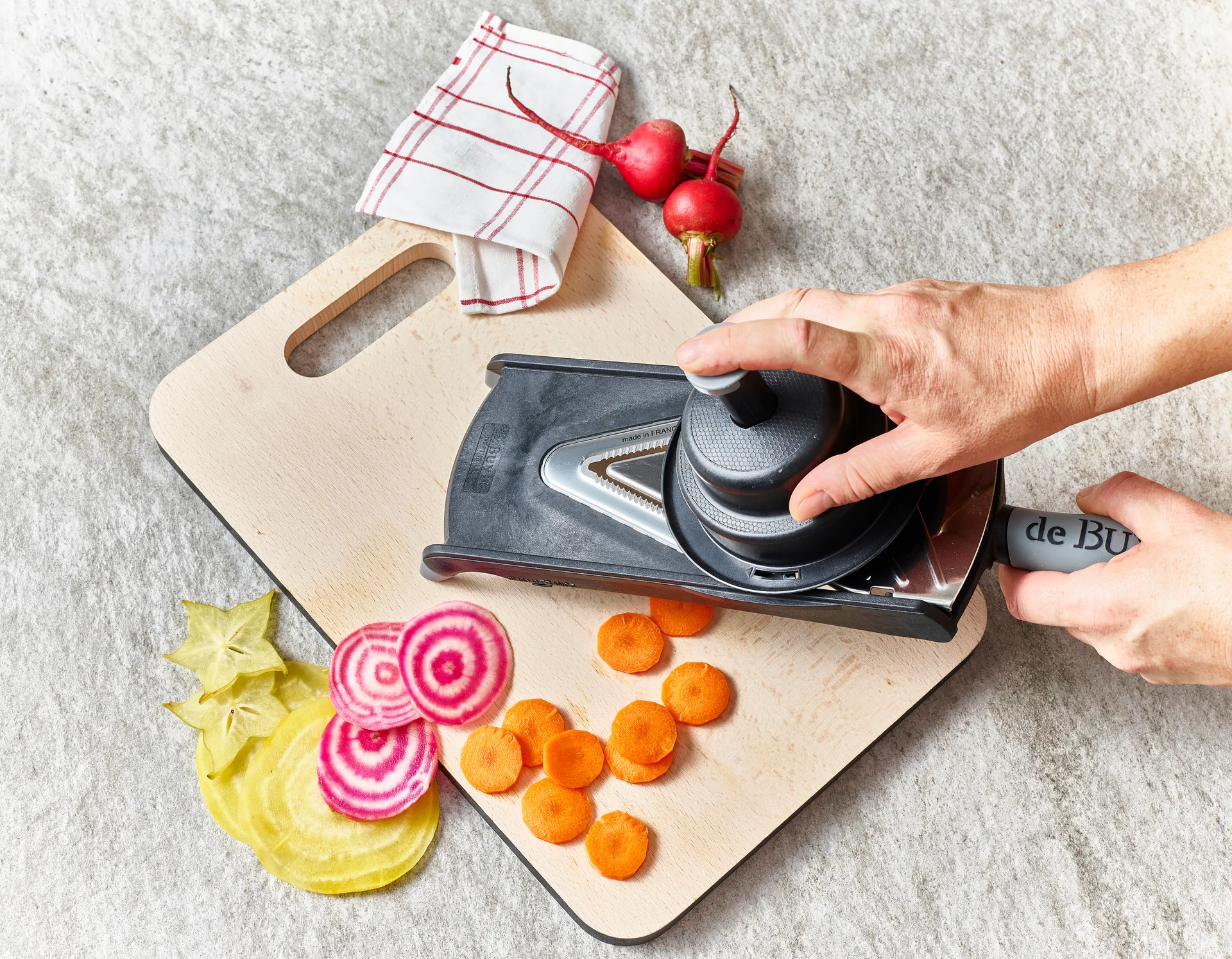 Kobra mandoline, Zwart De Buyer