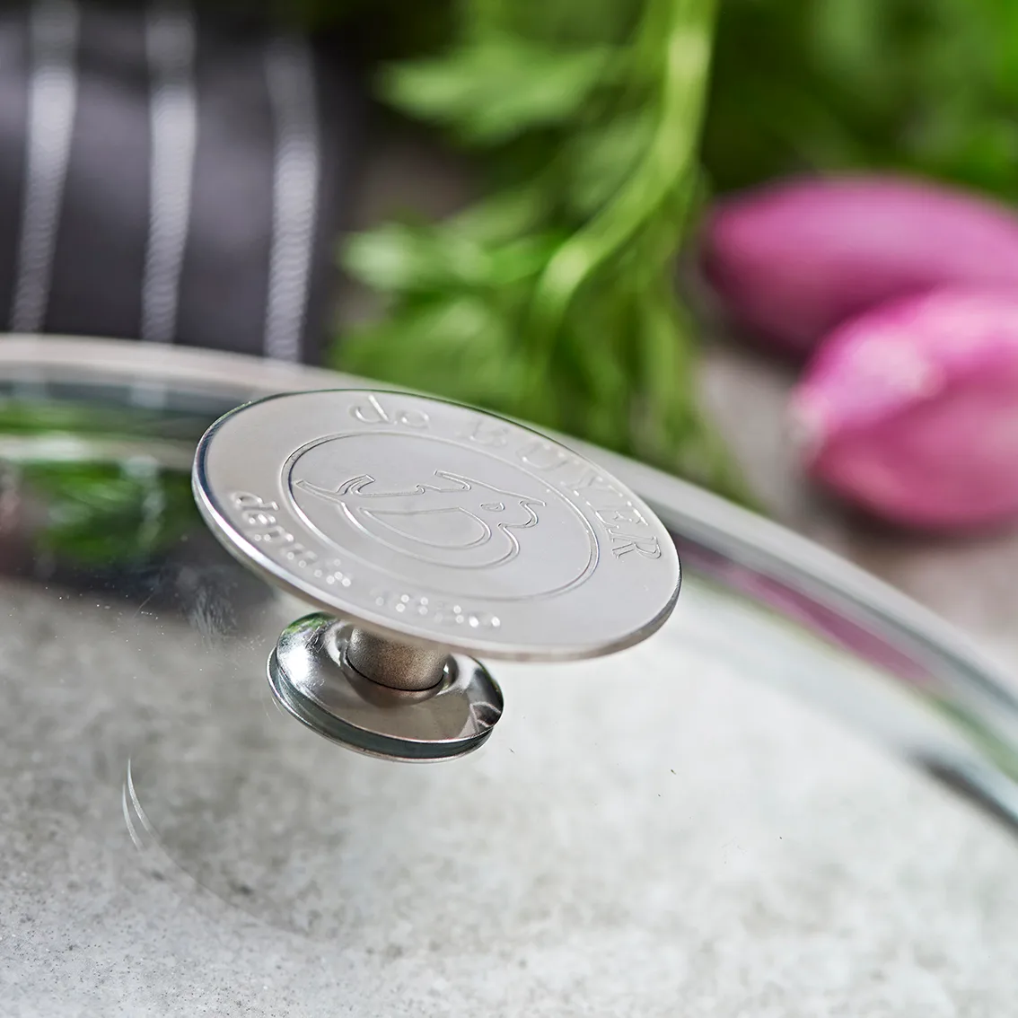 Milady glazen deksel, Ø24 cm De Buyer