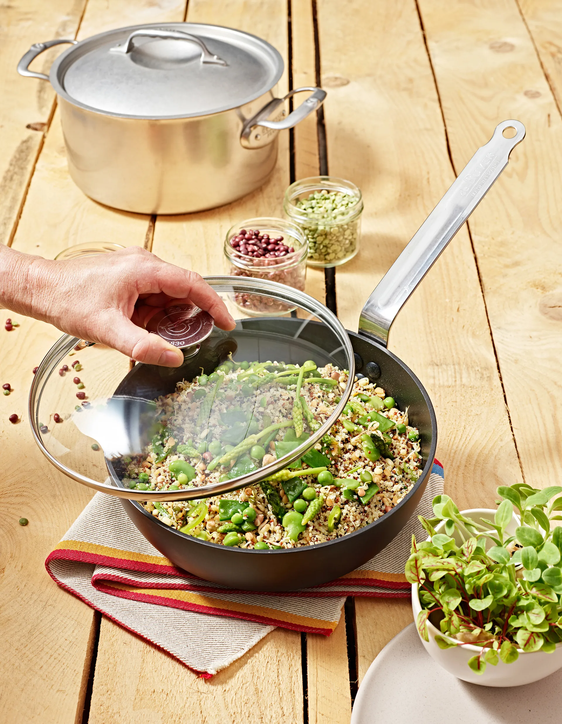 Milady glazen deksel, Ø24 cm De Buyer