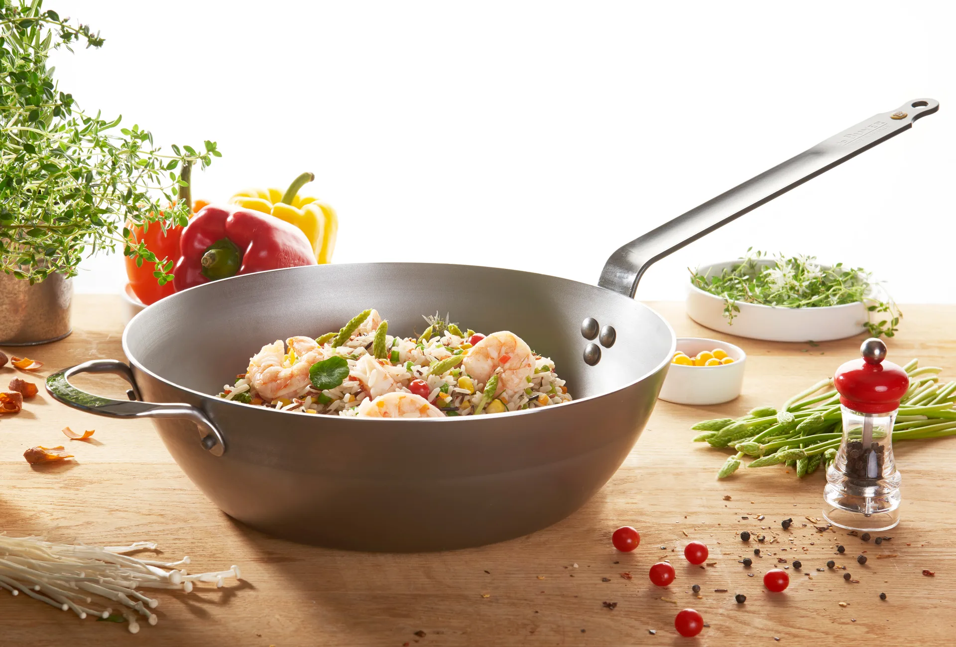 Mineral B Country koekenpan, 28 cm De Buyer