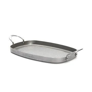 Mineral B grillplaat 2 handgrepen - 38x26 cm - De Buyer