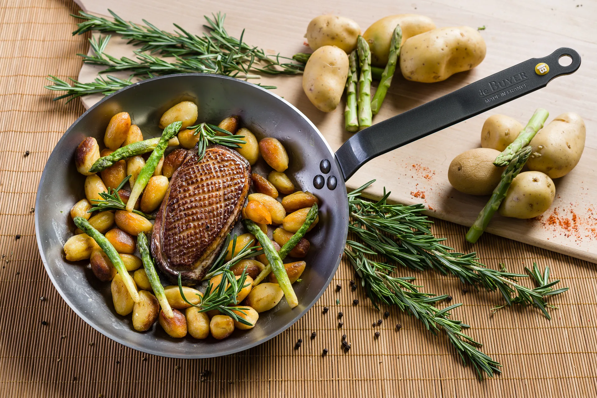 Mineral B koekenpan, 26 cm De Buyer