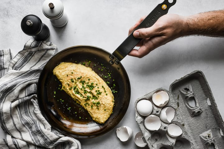 Mineral B omeletpan, 24 cm De Buyer