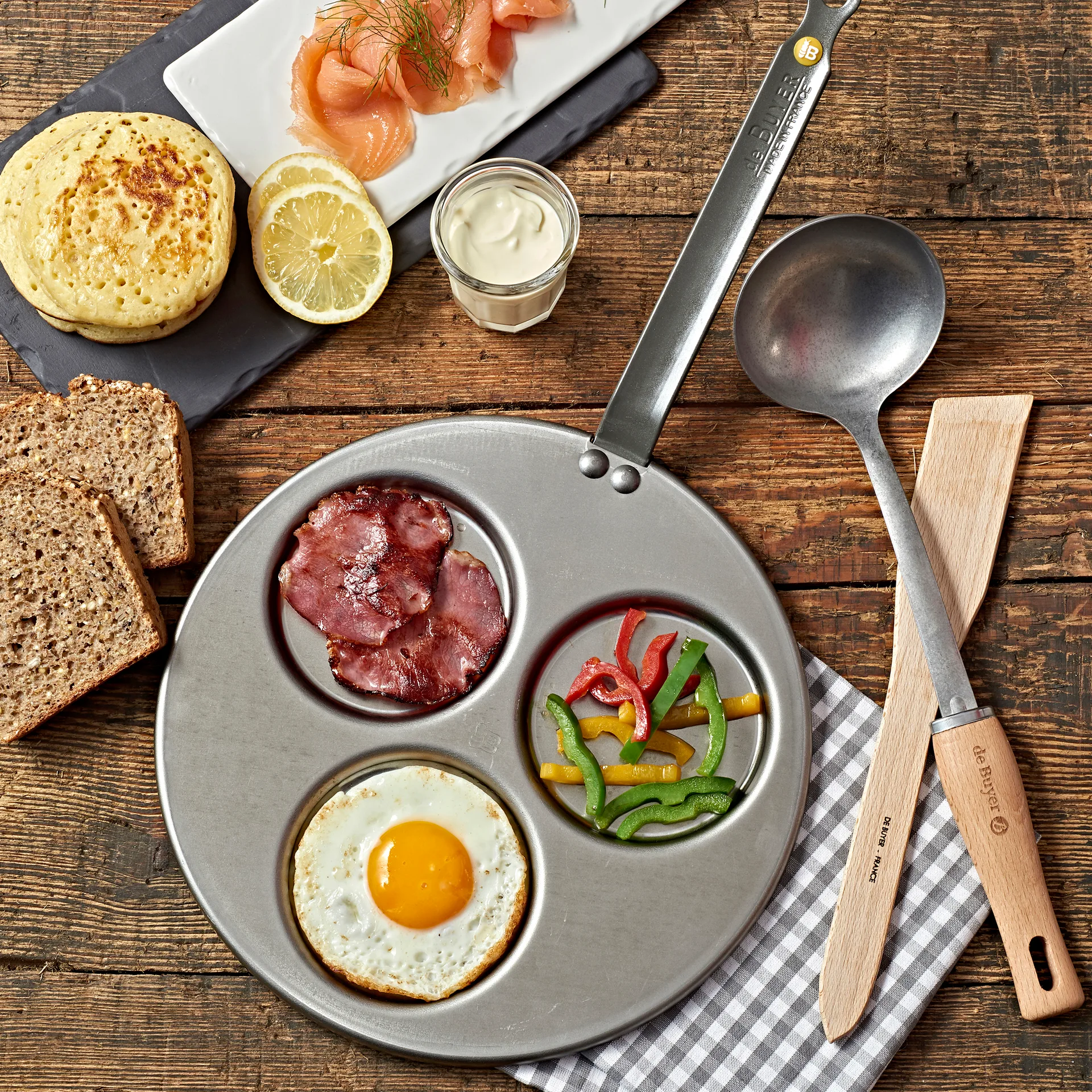 Mineral B pannenkoekenpan, 27 cm De Buyer