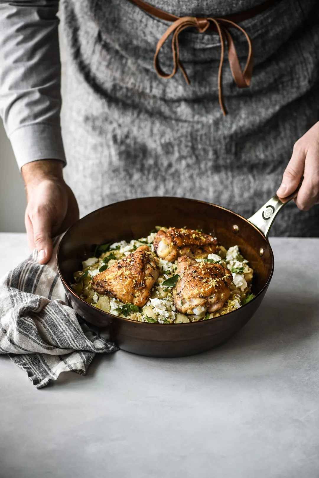 Mineral B Pro diepe koekenpan, 28 cm De Buyer