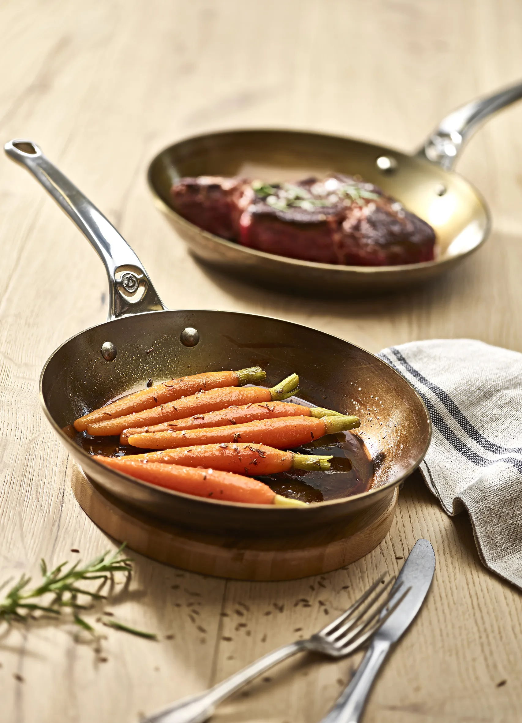 Mineral B Pro koekenpan, 20 cm De Buyer