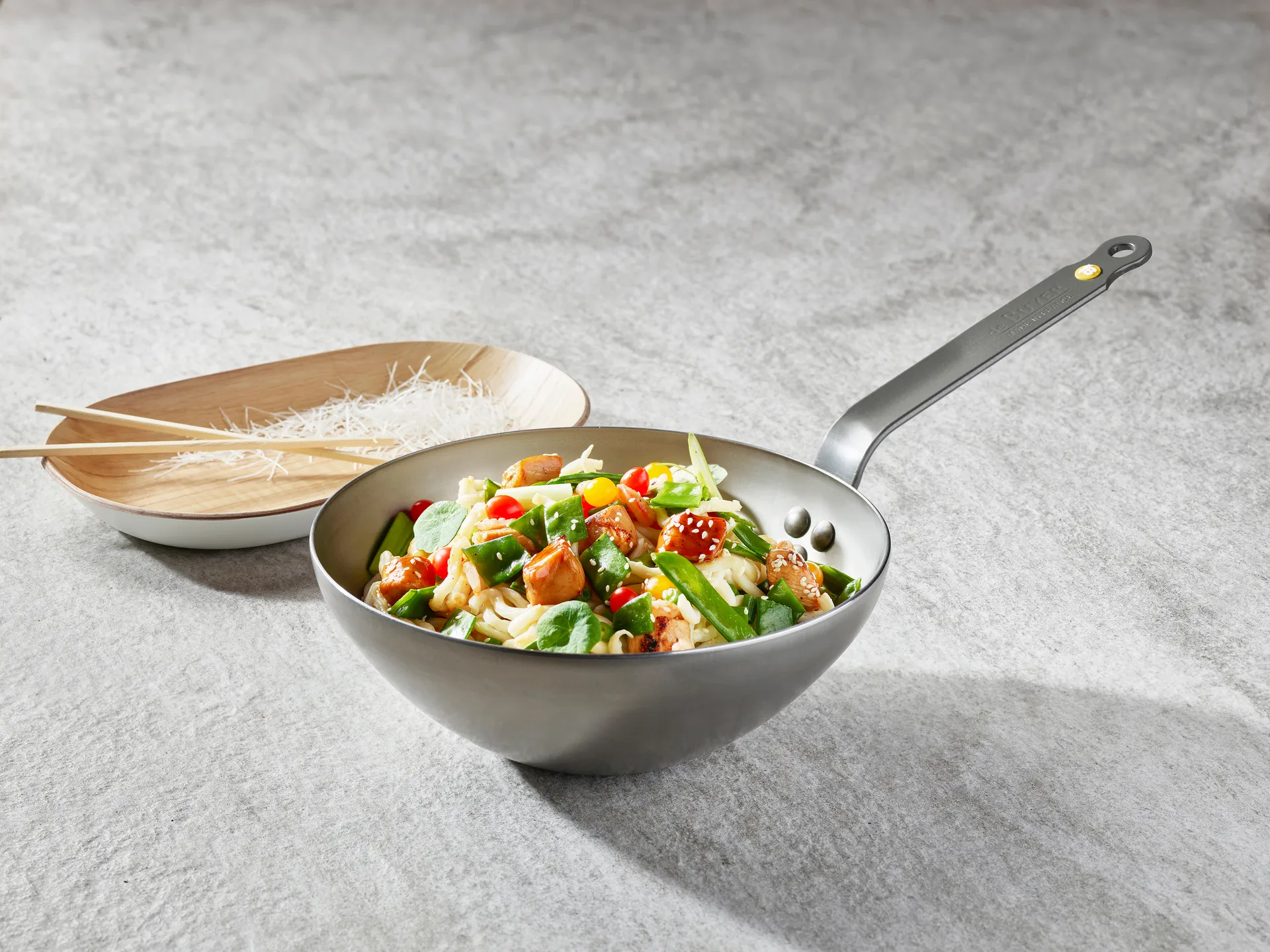 Mineral B wokpan, 28 cm De Buyer